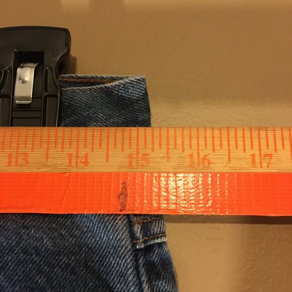 L.L. Bean Classic Fit Mens 31x32 Jeans 100% Cotton Denim Lined - Picture 8 of 11